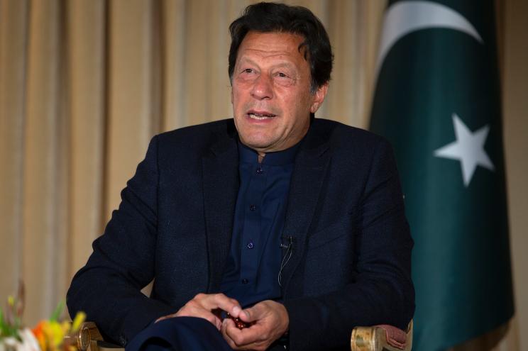 Pakistan's Prime Minister Imran Khan