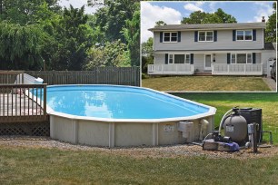 43 Clearview Road in East Brunswick where three family members were found dead in the pool