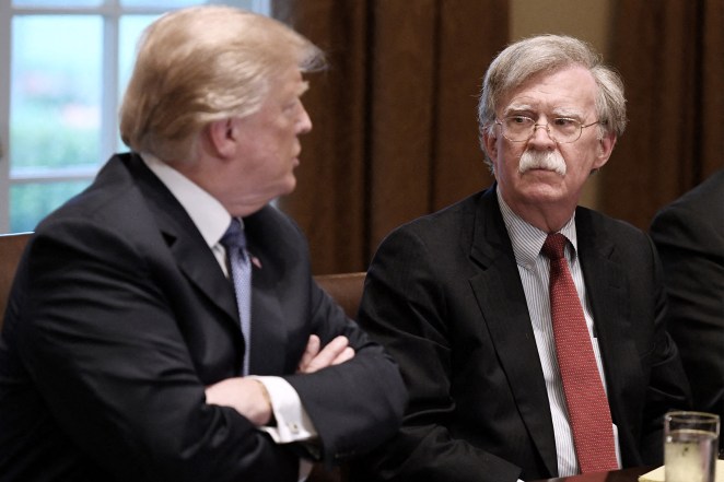 Donald Trump and John Bolton