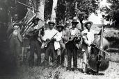 An African-American band at an Emancipation Day celebration in Austin in 1900.