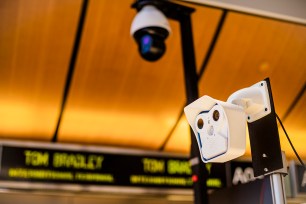 LAX launches airport terminal pilot project with thermal camera temperature checks.