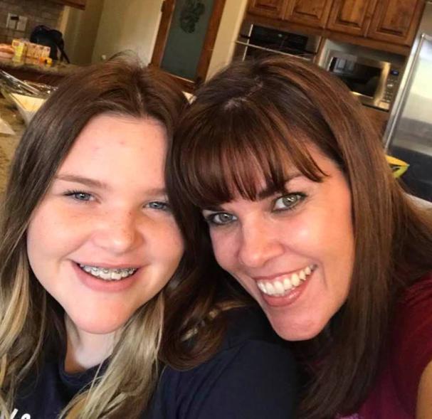 Lori Vallow's sister, Summer Cox Shiflet, with Tylee.