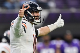 mitch trubisky bears nick foles trade pissed off