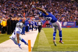 Odell Beckham's one-handed catch against the Cowboys.
