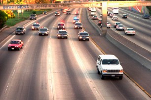 The infamous police chase featuring O.J. Simpson in the Ford Bronco.