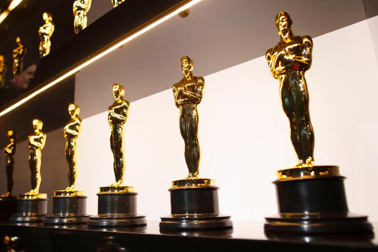 HOLLYWOOD, CALIFORNIA - FEBRUARY 09: In this handout photo provided by A.M.P.A.S. Oscars statuettes are on display backstage during the 92nd Annual Academy Awards at the Dolby Theatre on February 09, 2020 in Hollywood, California. (Photo by Matt Petit - Handout/A.M.P.A.S. via Getty Images)