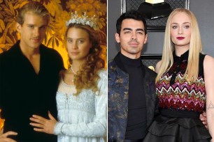 Cary Elwes and Robin Wright; Joe Jonas and Sophie Turner