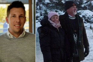 Ryan Oostryck and his parents Bob and Jan Oostryck