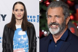 Winona Ryder and Mel Gibson