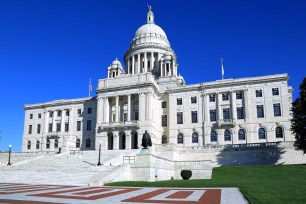 The Rhode Island state capitol building