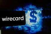 Wirecard logo next to cash