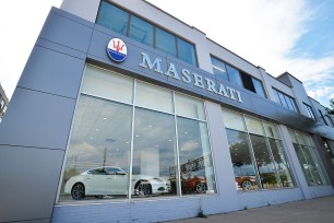 The Manhattan Maserati dealership where multiple car thefts have recently occurred.