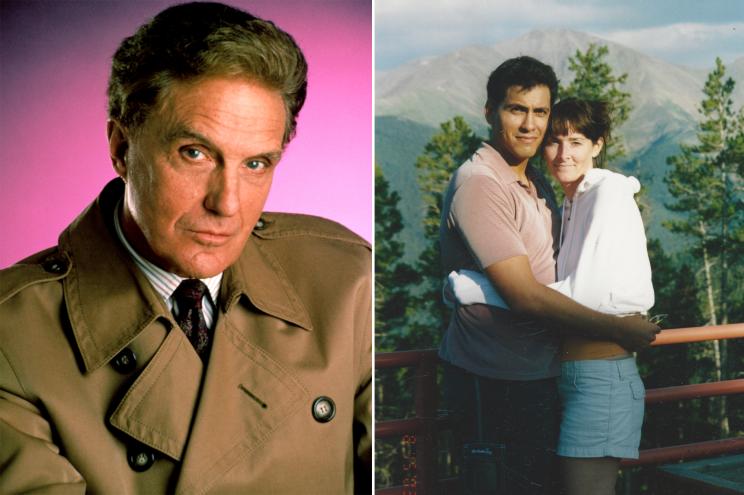 "Unsolved Mysteries" host Robert Stack and Allison & Rey.