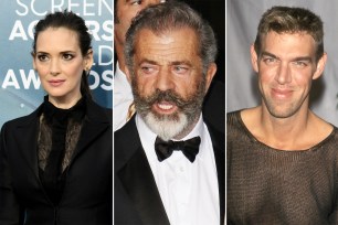 Winona Ryder, Mel Gibson and Kevyn Aucoin