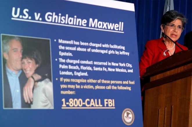 Audrey Strauss speaks during a news conference to announce charges against Ghislaine Maxwell for her alleged role in the sexual exploitation and abuse of multiple minor girls.