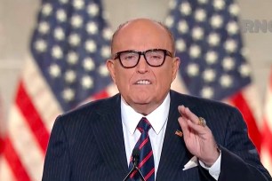 Former New York City Mayor Rudy Giuliani