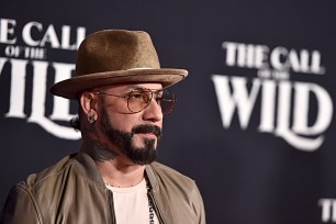 AJ McLean at the premiere of "The Call of the Wild" in February in Hollywood, Calif.