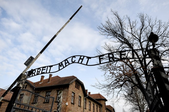 The site of the concentration camp at Auschwitz.