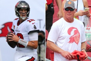 Tom Brady, Brett Favre Buccaneers