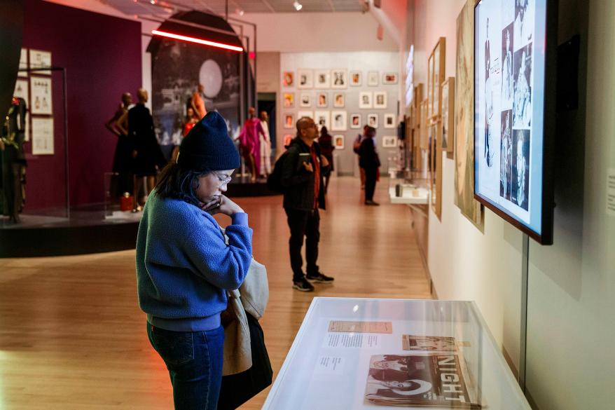 The new Studio 54 exhibit at the Brooklyn Museum.