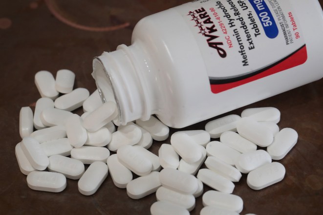 Avkare metformin ER 500 mg tablets are shown in Chicago, Illinois.