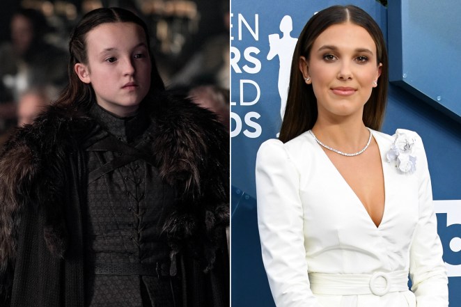 Bella Ramsey, who ultimately got the part, and Millie Bobby Brown, who went on to find success in "Stranger Things" and "Enola Holmes."