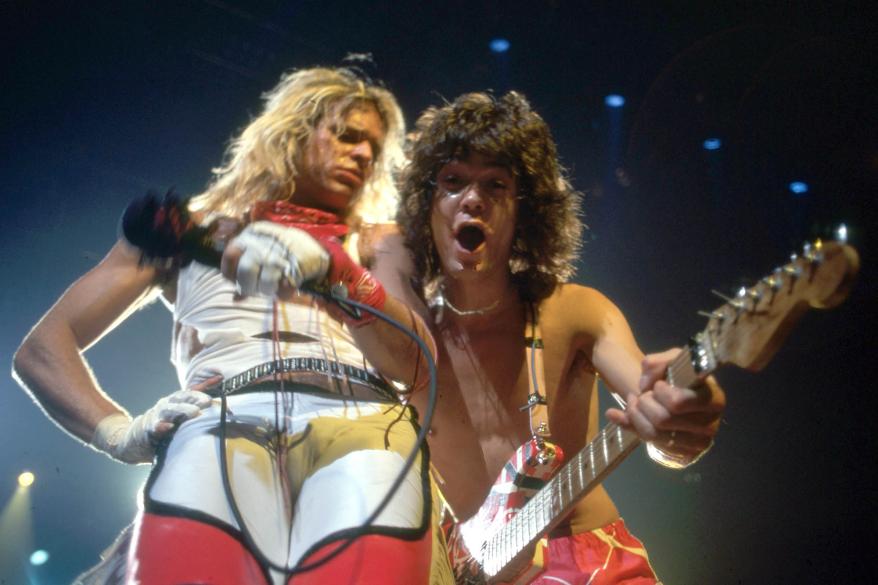 Van Halen during the band's "Fair Warning Tour" on July 3, 1981.