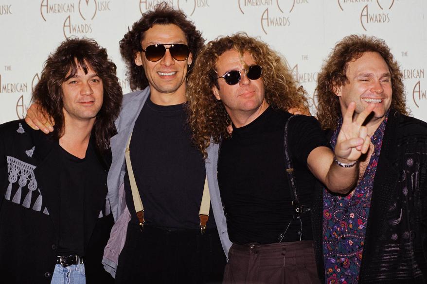 Van Halen at the 1992 American Music Awards.