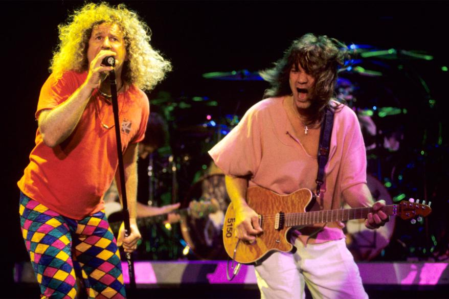 Sammy Hagar and Eddie Van Halen in 1993.