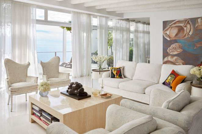 Fran Drescher's Malibu Home.