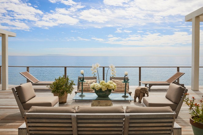 Fran Drescher at her Malibu Home