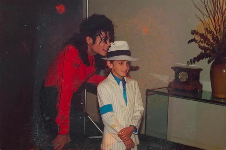 Michael Jackson and a child