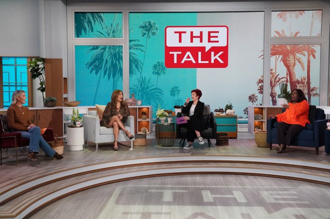 Sharon Osbourne catches up with Eve, Amanda Kloots, Carrie Ann Inaba and Sheryl Underwood on a recent episode of "The Talk."