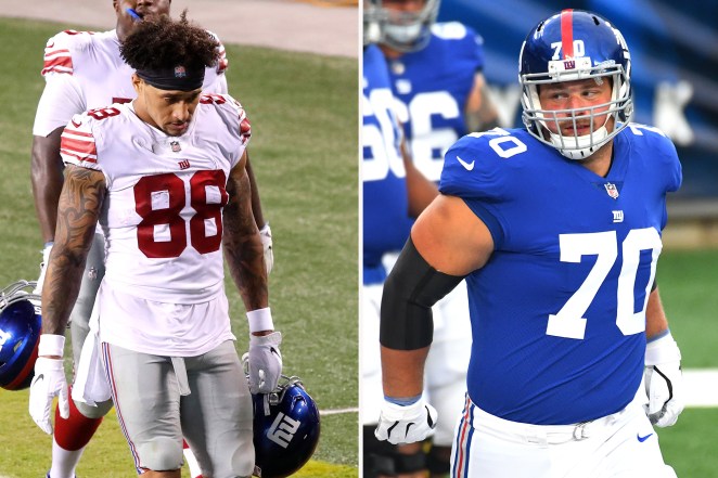 Evan Engram and Kevin Zeitler are unlikely to be traded by the Giants