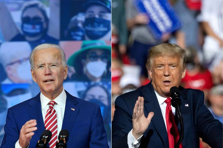 Joe Biden and Donald Trump