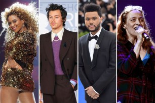 Beyonce, Harry Styles, the Weeknd, Fiona Apple