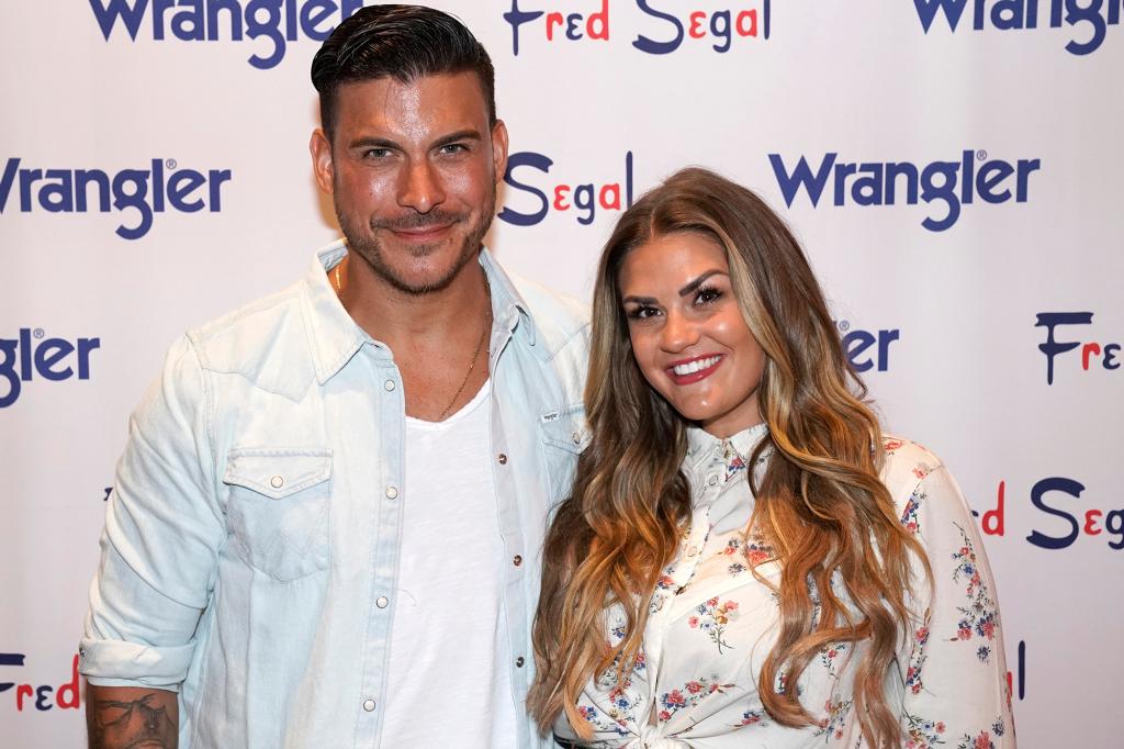 LOS ANGELES, CALIFORNIA - SEPTEMBER 19: Jax Taylor (L) and Brittany Cartwright attend “A Ride Through the Ages”: Wrangler Capsule Collection Launch at Fred Segal Sunset at Fred Segal on September 19, 2019 in Los Angeles, California. (Photo by Erik Voake/Getty Images for Wrangler)