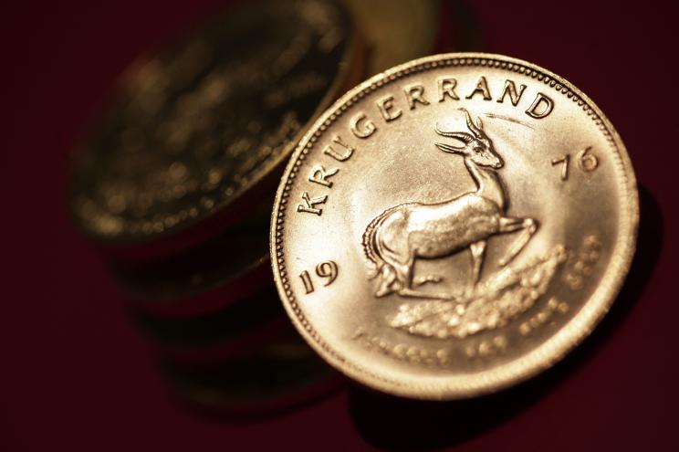 Fifty solid gold South African Krugerrand coins minted during apartheid were found in a UK garden during quarantine.