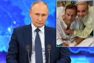 Vladimir Putin, Alexei Navalny