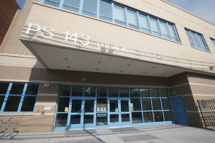 PS 143 Louis Armstrong School at 34-74 113th Street in Queens, NY.