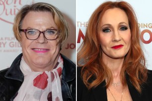 Gender-fluid comedian Eddie Izzard defends Rowling's trans stance