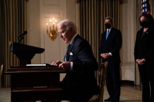 President Joe Biden President Biden will sign a pair of executive actions on January 28, 2021 focusing on heath care.