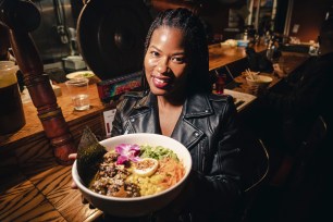 Koriszan Reese, chef/owner at Roc N Ramen in the Bronx.