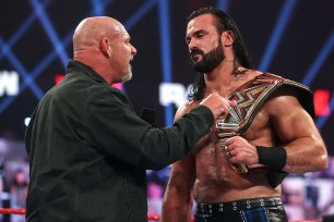 Goldberg will wrestle Drew McIntyre at Royal Rumble