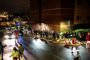 Seattle University vaccine line