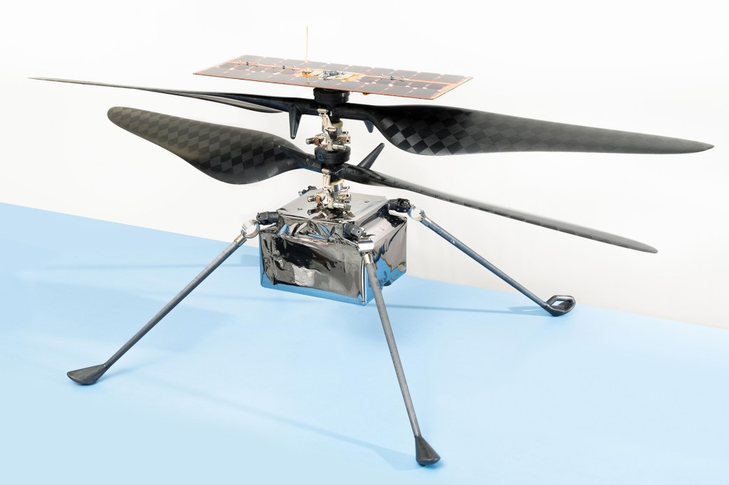 NASA's helicopter drone, Ingenuity