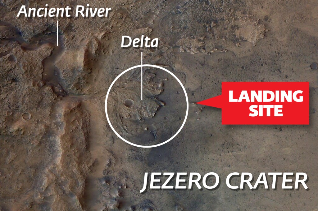 Scientists believe landing in the Jezero Crater is our best bet at finding life on Mars.