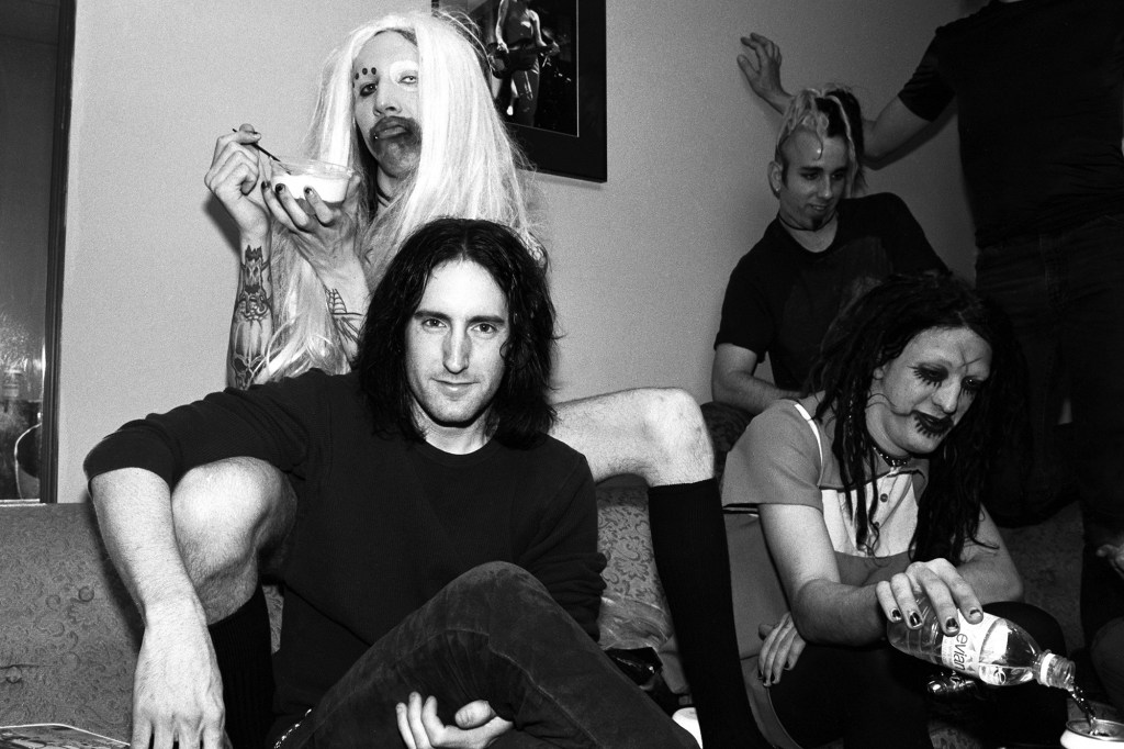 Nine Inch Nails frontman Trent Reznor signed Marilyn Manson to his Nothing Records imprint and produced the band's 1994 debut album “Portrait of an American Family.”