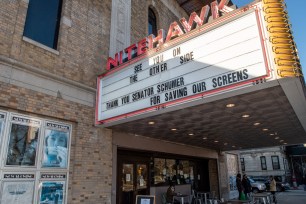 Nitehawk movie theatre in Prospect Park, Brooklyn.