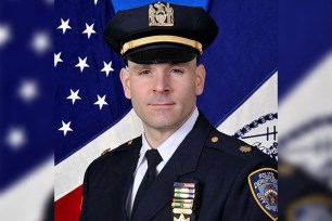 Deputy Inspector John Mastronardi, the commander officer of Brooklyn’s 75 Precinct.